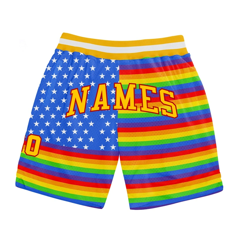 Custom Logo Casual Vintage Basketball Shorts Loose Fit Sublimation Elastane Sport Corduroy Shorts for Men