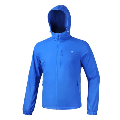 Homens à prova d'água roupas esportivas à prova de vento Softshell moletom com capuz jaqueta de chuva leve parka com forro de malha